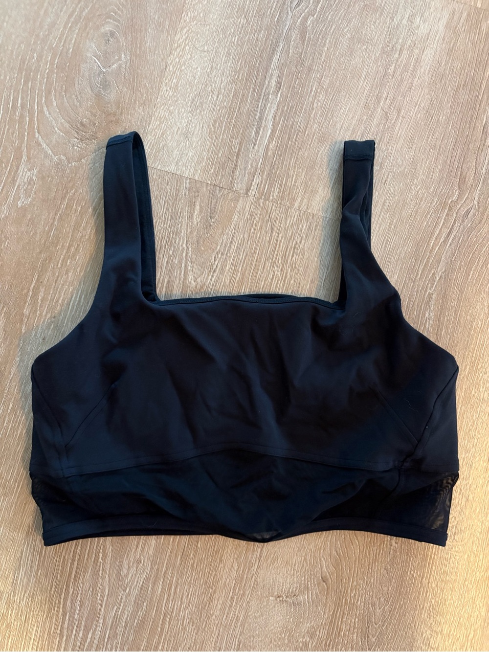 Lululemon black crop top/bra : Size 10